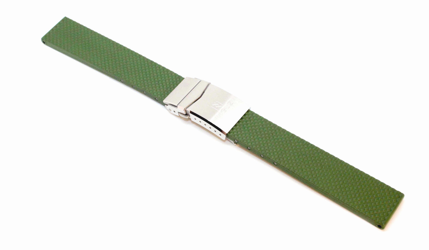 Bracelet caoutchouc vert