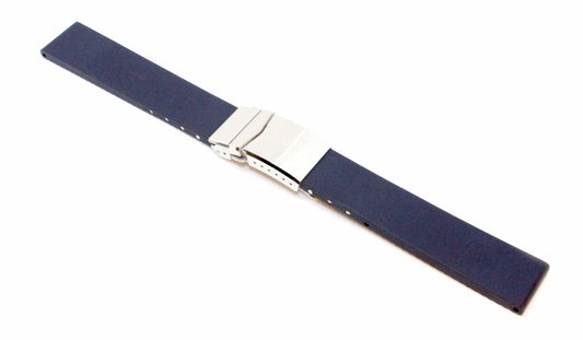 Bracelet caoutchouc bleu nuit