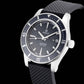 Montre Inguz La Teignouse cadran noir bracelet caoutchouc