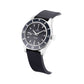 Montre Inguz La Teignouse cadran noir bracelet caoutchouc