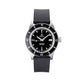 Montre Inguz La Teignouse cadran sandwich noir bracelet caoutchouc