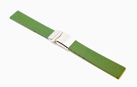 Bracelet caoutchouc vert